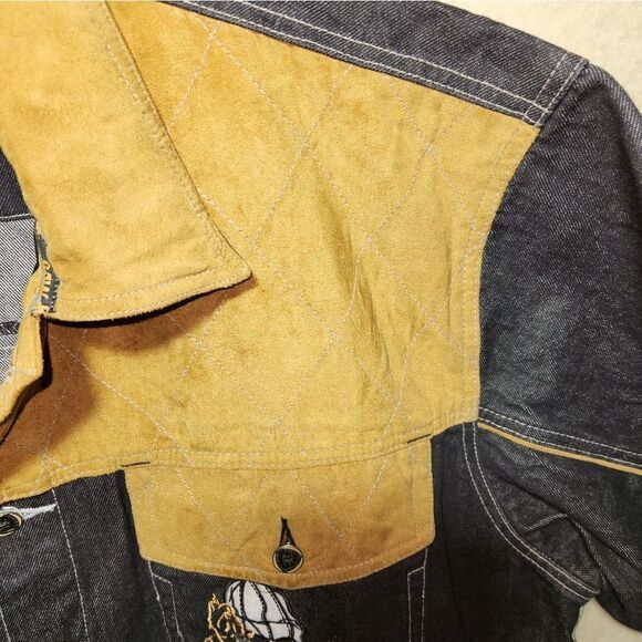 Vintage Raw Blue Denim Jacket size 3XL - Picture 5 of 5